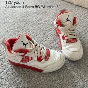Air Jordan 4 Retro BG 'Alternate 89'